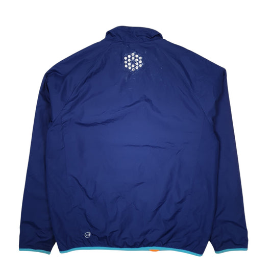 Mens Blue Puma Warm Cell Half Zip Insulated Coat