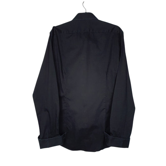 Mens Black Calvin Klein Cufflink Shirt