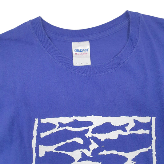 Mens Blue Gildan Cape May T Shirt