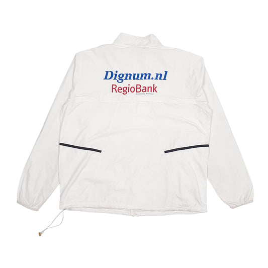 Mens White Nike Full Zip Coat