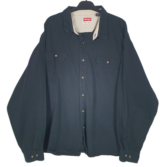 Mens Black Wrangler Long Sleeve Shirt