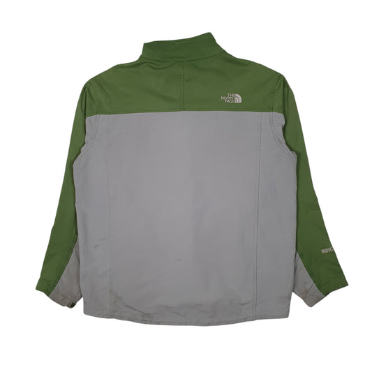 Mens Green The North Face Flight Series Windstopper Windbreaker Quarter Zip Coat