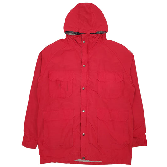 Mens Red Woolrich Vintage 60s Made In USA Full Zip Coat