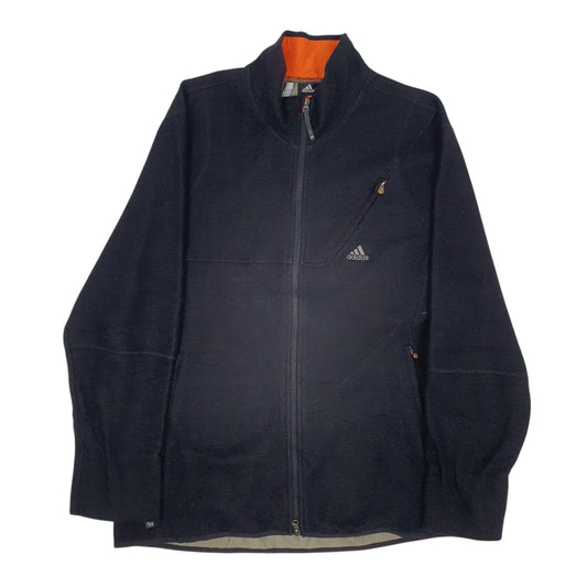 Mens Black Adidas Clima 365 Full Zip Jumper