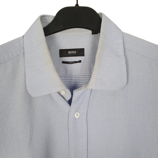 Mens Blue Hugo Boss Shirt
