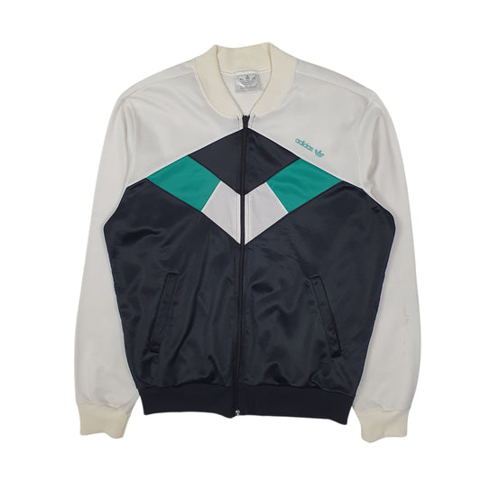 Mens Black Adidas Vintage 1990s Made in USA Coat