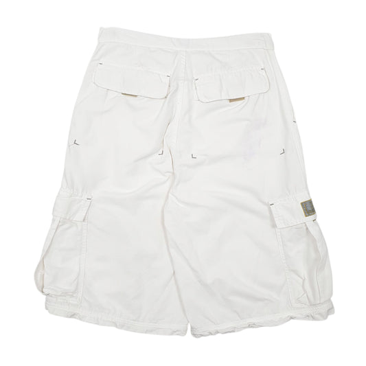 Mens White Tommy Hilfiger Vintage 90s Hoodie Shorts