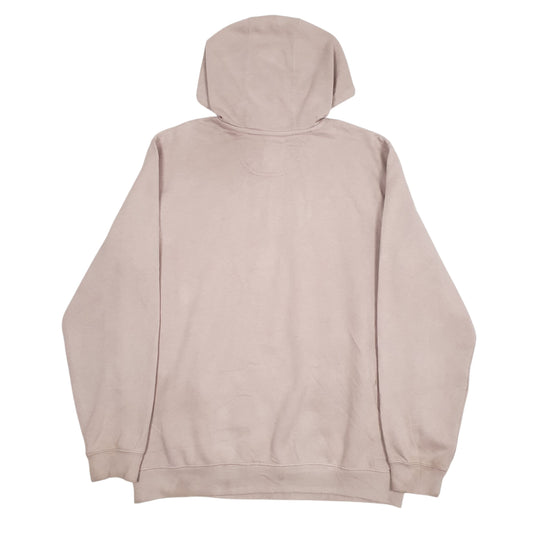 Mens Pink Carhartt Spellout Hoodie Jumper