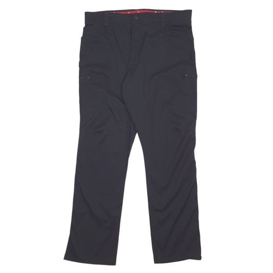 Mens Black Wrangler Walking Trousers