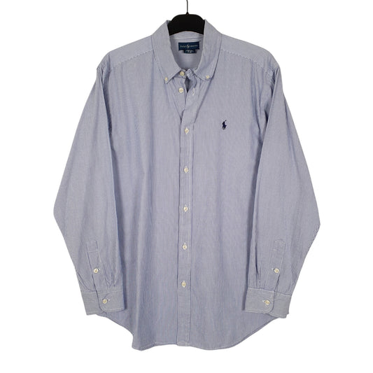 Mens Blue Ralph Lauren Long Sleeve Shirt