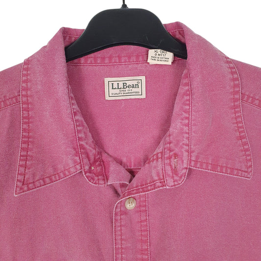 Mens Burgundy L.L.Bean Shirt