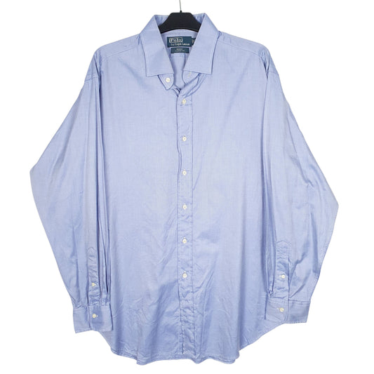 Mens Blue Polo Ralph Lauren Regent Long Sleeve Shirt