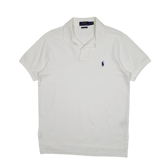 Mens White Polo Ralph Lauren Short Sleeve Polo Shirt