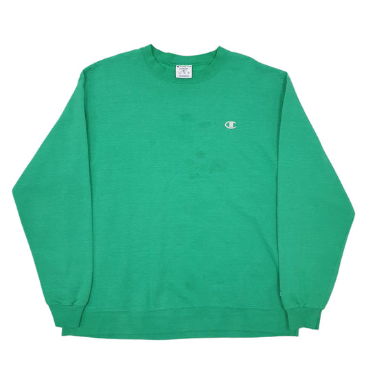 Mens Green Champion Crewneck Jumper