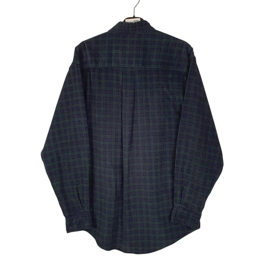 Mens Navy Eddie Bauer Corduroy Vintage 90s Shirt