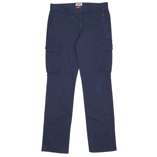 Mens Navy Tommy Hilfiger Cargo Trousers
