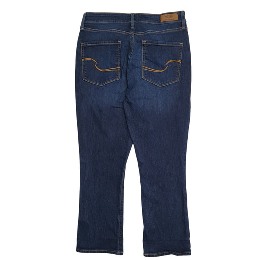 Womens Blue Levis Capri Full Zip Jeans