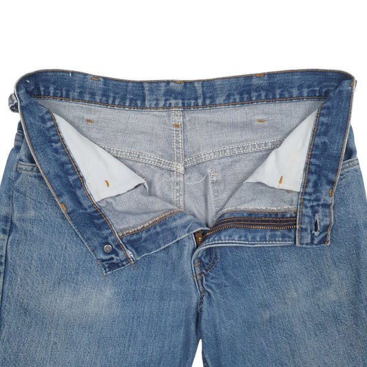 Mens Blue Levis Orange Tab Vintage 80s Made In USA Hoodie Shorts