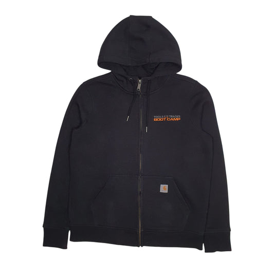 Womens Black Carhartt Hoodie Full Zip Jumper