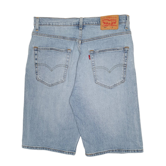 Mens Blue Levis 569 Shorts