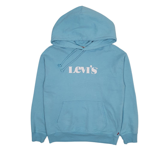 Womens Blue Levis Hoodie Jumper