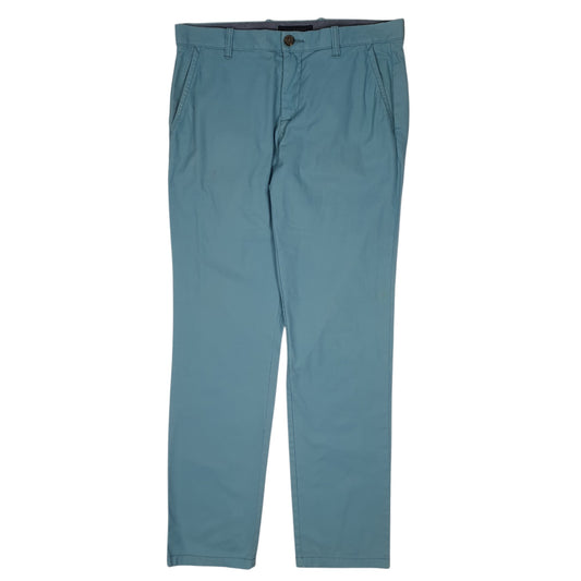 Mens Blue Tommy Hilfiger Custom Fit Chino Trousers
