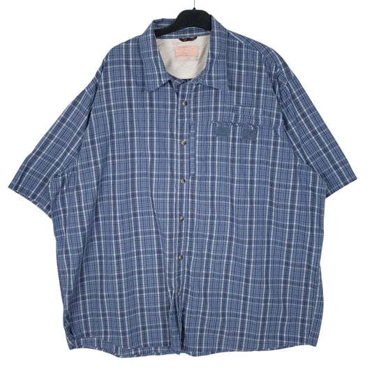 Mens Blue Wrangler Short Sleeve Shirt