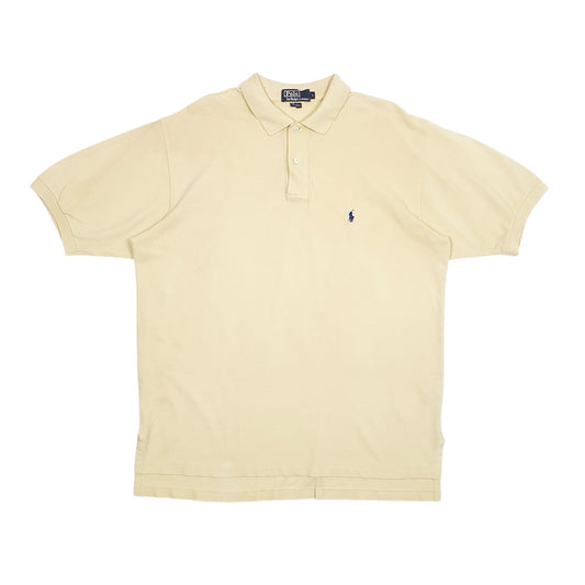 Mens Yellow Polo Ralph Lauren Short Sleeve Polo Shirt