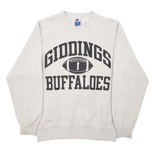 Mens Grey Champion Made In USA Vintage 90s Crewneck Jumper