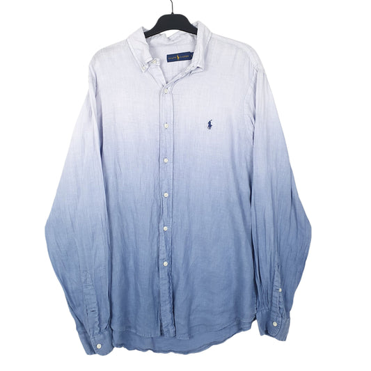 Mens Blue Ralph Lauren Long Sleeve Shirt