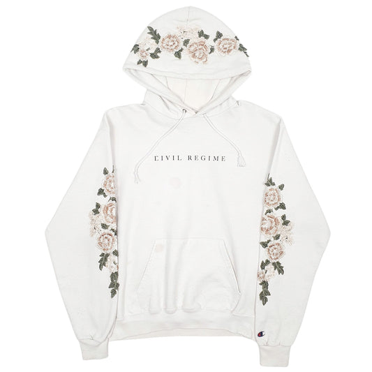 Womens White Champion Hoodie Jumper