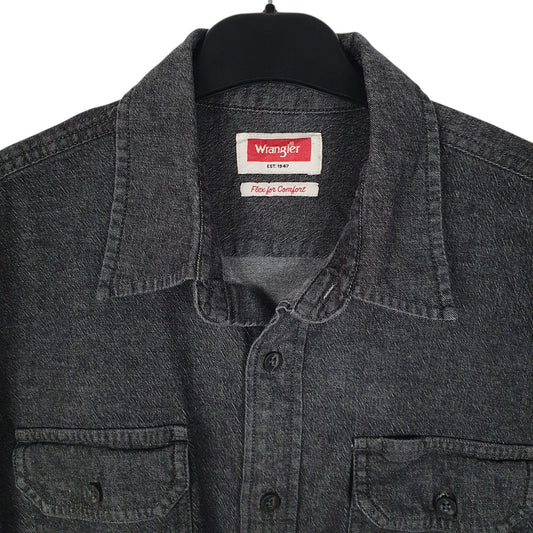 Mens Grey Wrangler Shirt