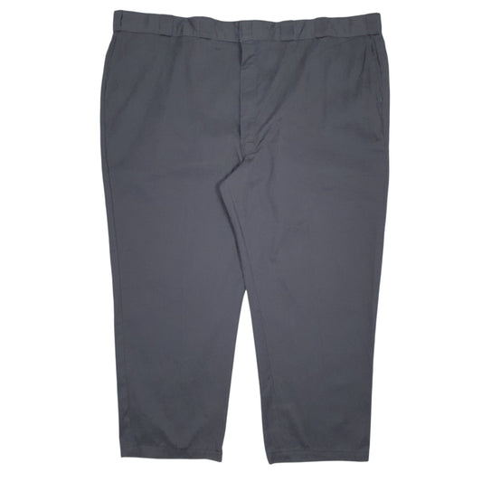 Mens Grey Dickies Workwear Chino Trousers