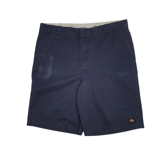 Mens Navy Dickies Loose Fit Workwear Chino Shorts