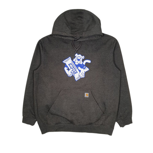 Mens Grey Carhartt Hoodie Jumper