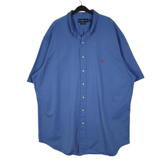 Mens Blue Ralph Lauren Short Sleeve Shirt