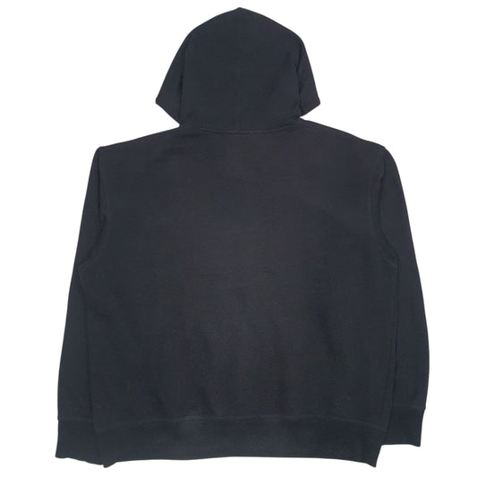Mens Black Champion Spellout Hoodie Jumper