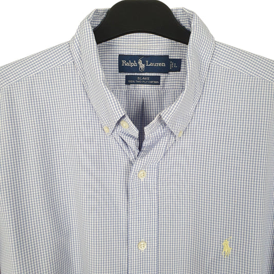 Mens Blue Ralph Lauren Shirt