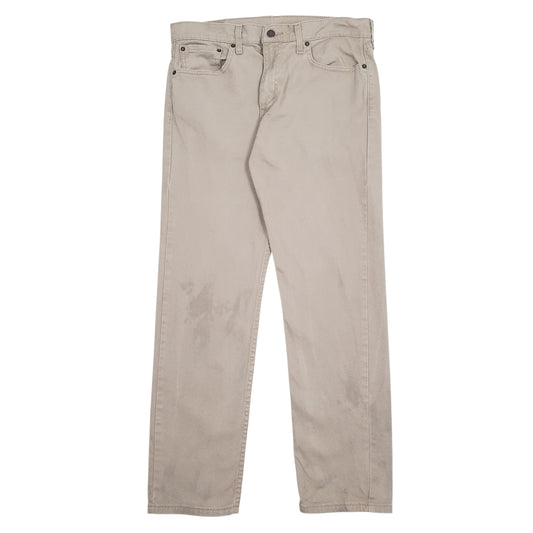 Mens Beige Levis 502 JeansW33 L30