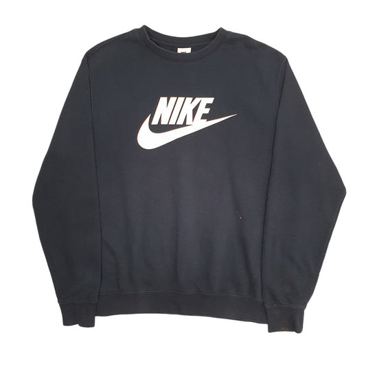 Mens Black Nike Crewneck Jumper