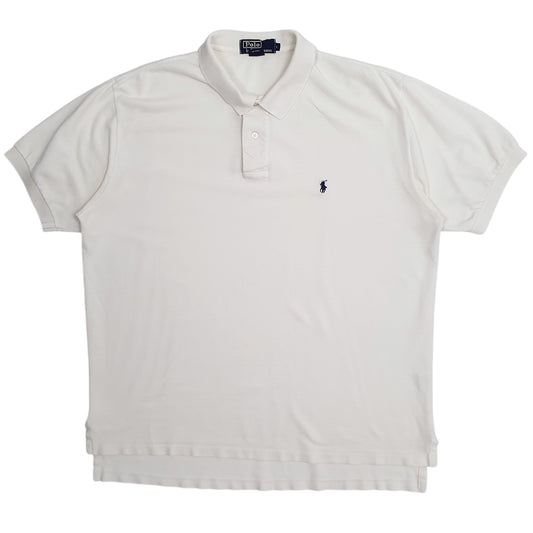 Mens White Polo Ralph Lauren Short Sleeve Polo Shirt