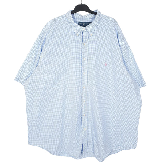 Mens Blue Ralph Lauren Short Sleeve Shirt