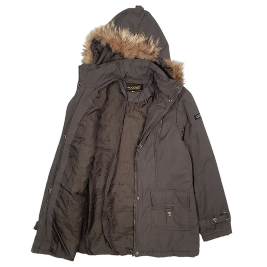 Womens Green Woolrich Coat