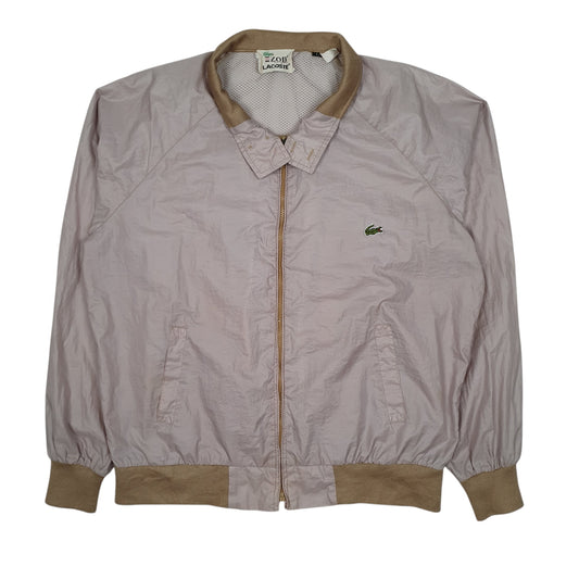 Mens Pink Lacoste Lightweight Vintage 80s 90s Coat