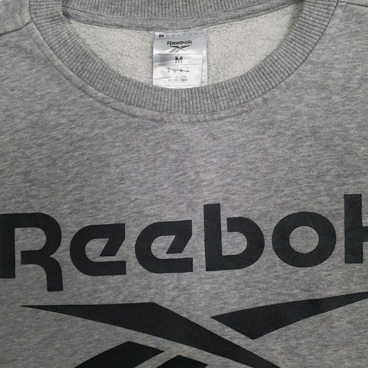 Mens Grey Reebok Crewneck Jumper