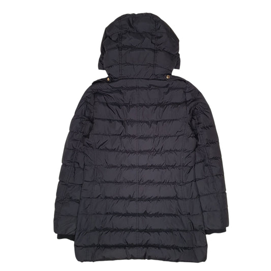 Mens Black Burberry Parka Coat