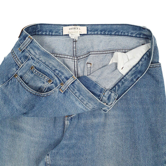 Womens Blue L.L.Bean Double L Vintage Jeans