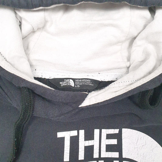 Mens Black The North Face Spellout Hoodie Jumper