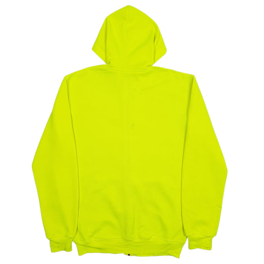Mens Green Carhartt Hi-Vis Full Zip Jumper