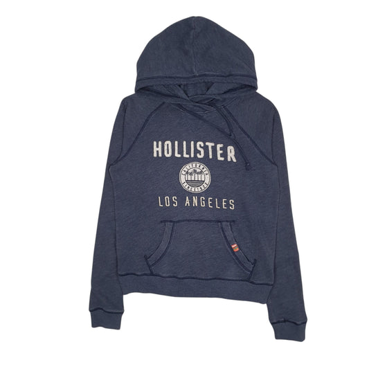 Womens Navy Hollister Hoodie Jumper